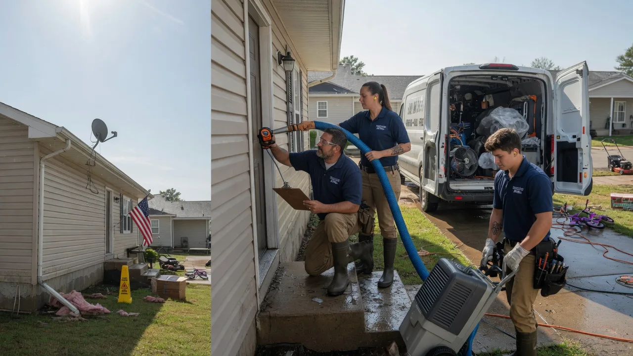 Ceiling Water Damage Restoration in Gettysburg, SD near me